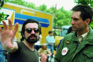 Martin Scorsese i Robert de Niro al set de Taxi Driver