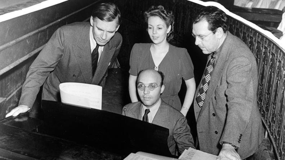 Kurt Weill amb Walter Huston, Jeanne Madden, i Maxwell Anderson